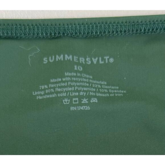 NWT Summersalt Olive Low Rise Bikini Bottom Sz 10 - Picture 6 of 8